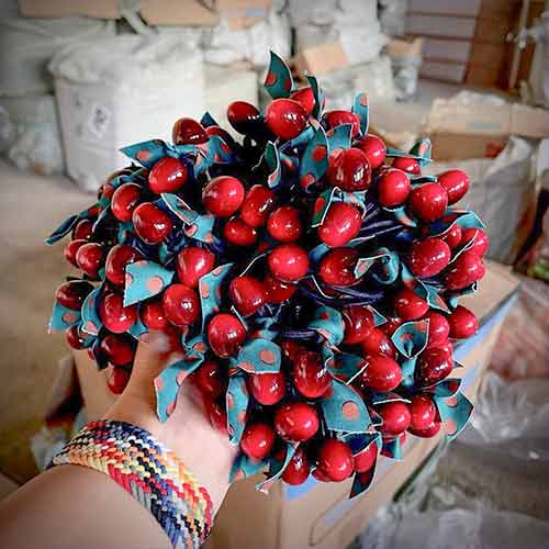 کش موی کارتی گیلاسی سایز بزرگ‌ به صورت عمده