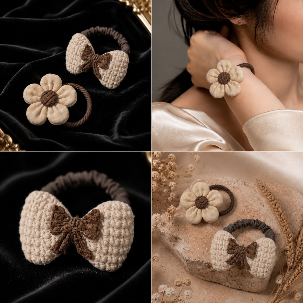کش اسکرانچی پیکسل پارچه ای