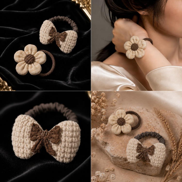 کش اسکرانچی پیکسل پارچه ای