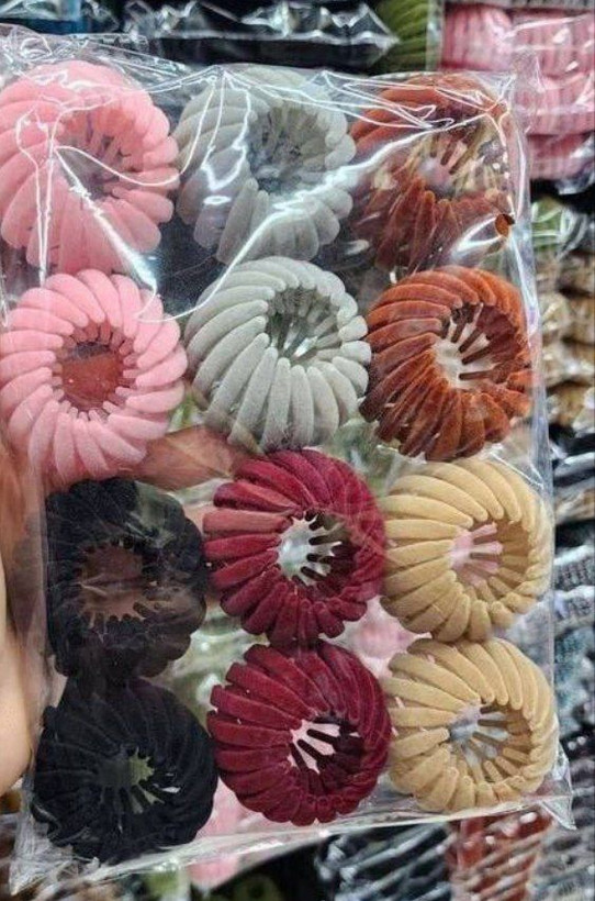خرید عمده کلیپس مو مخملی
