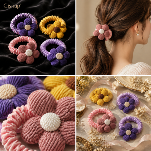 کش موی اسکرانچی پیکشل پارچه ای